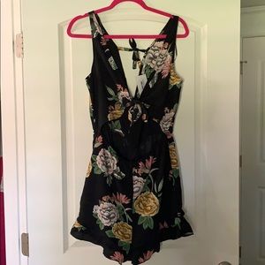 Boutique Floral Print Romper